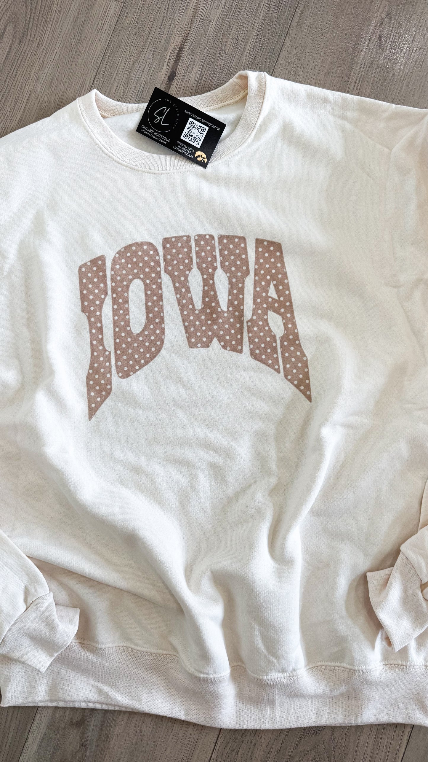 Polka Dot Iowa Graphic