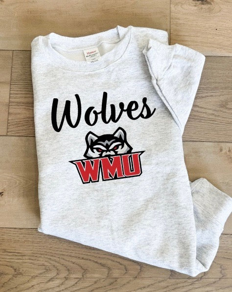 Cursive Winfield Wolves Graphic