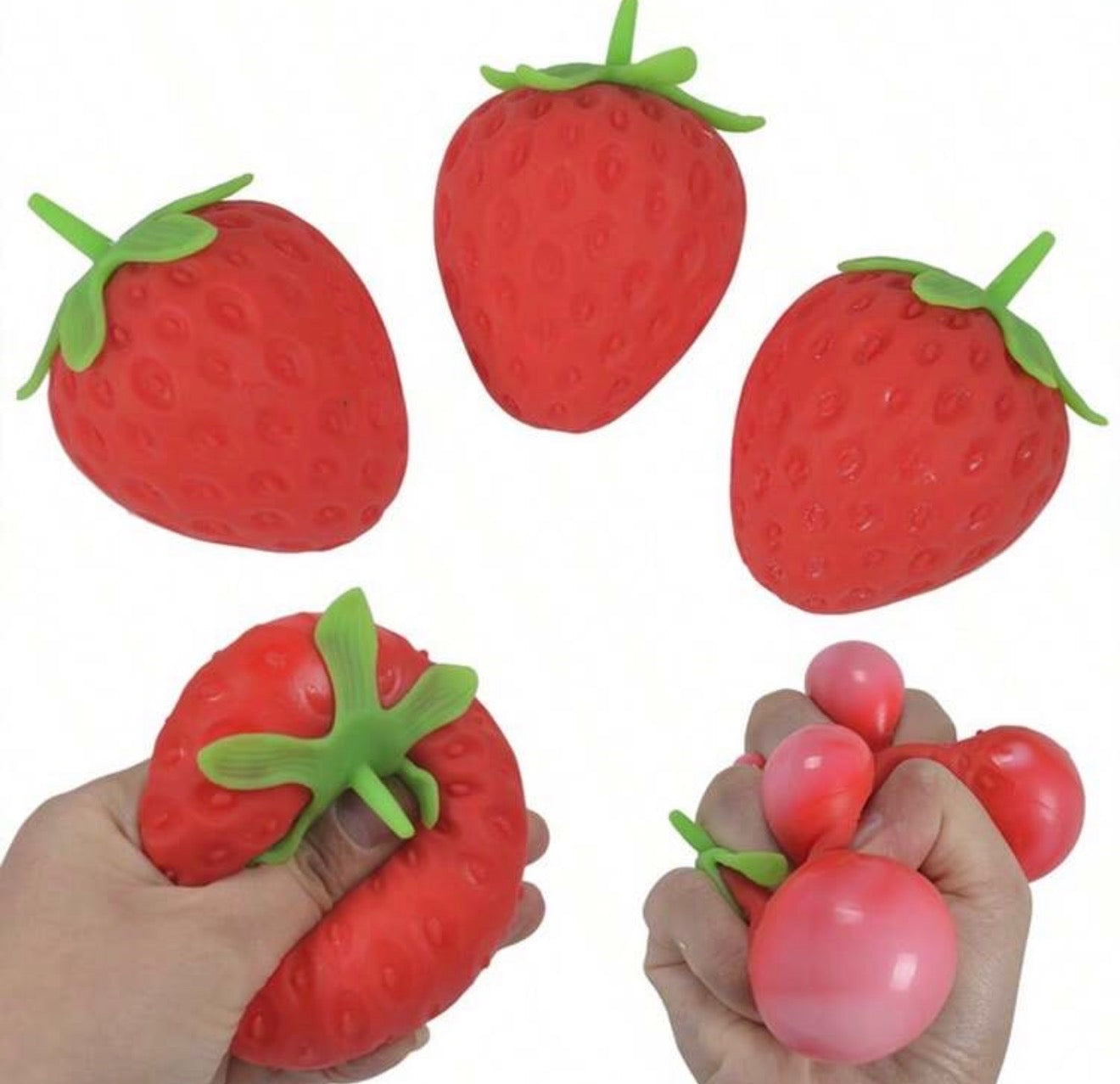 Strawberry Rubber Squishy
