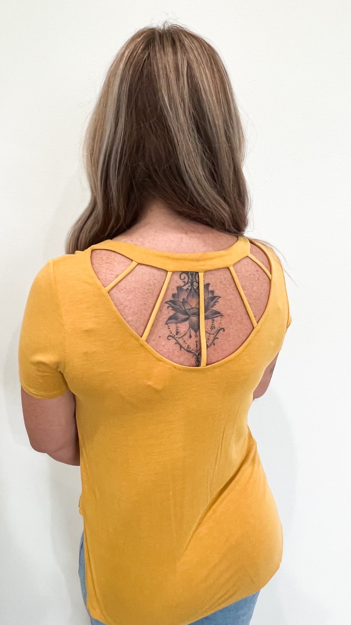 Cage Back Top
