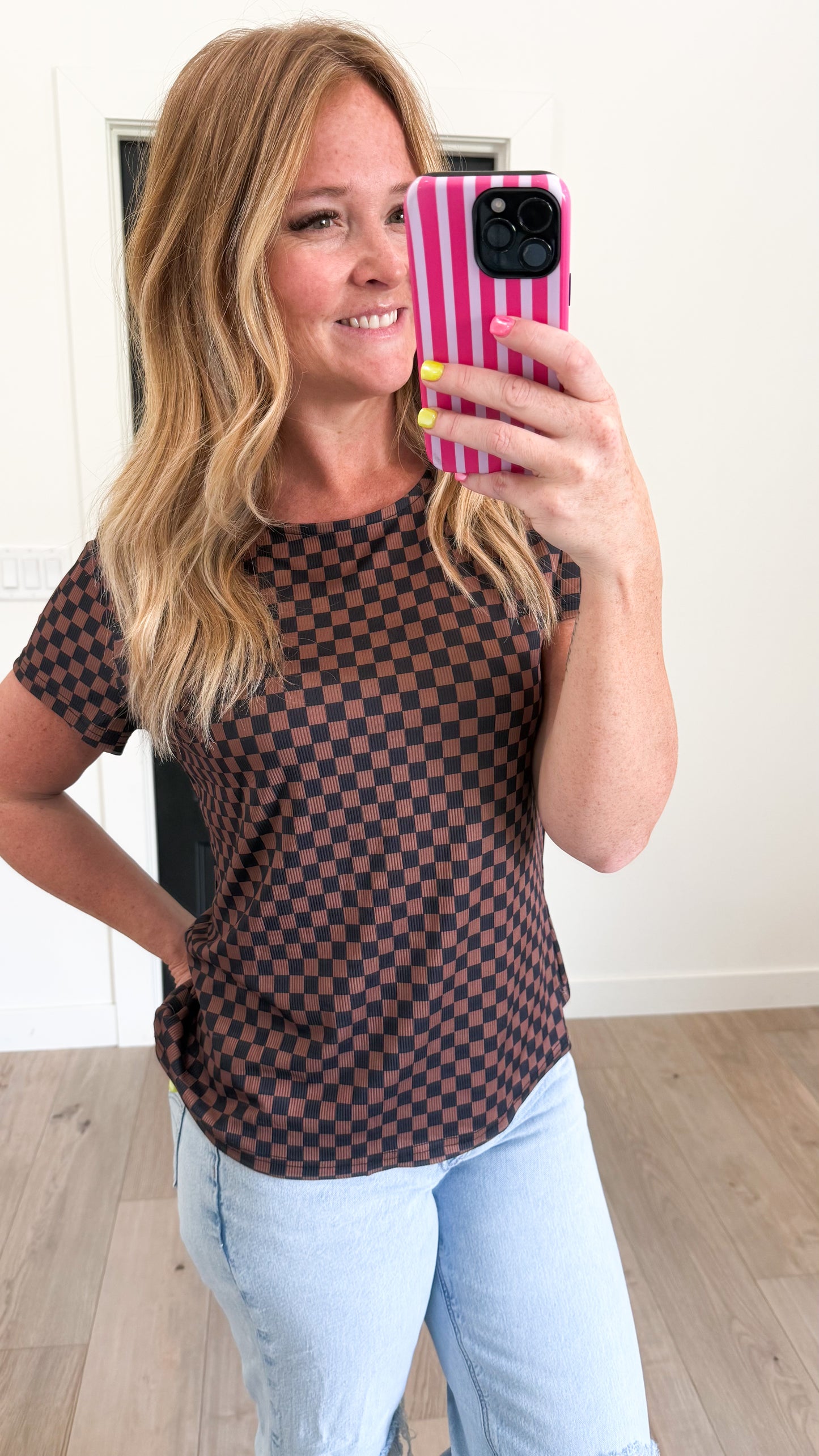 Checkered Short Sleeve