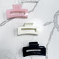 4 Piece Open Square Hair Clips