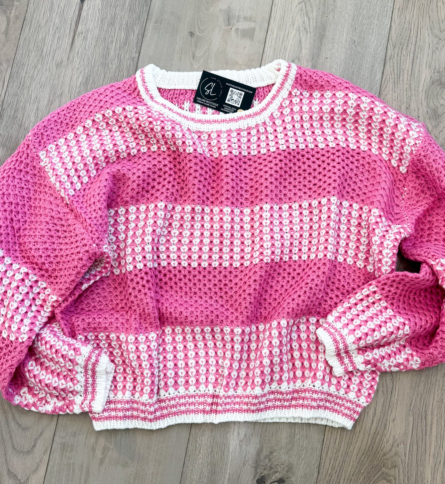 Color Block Knit Sweater