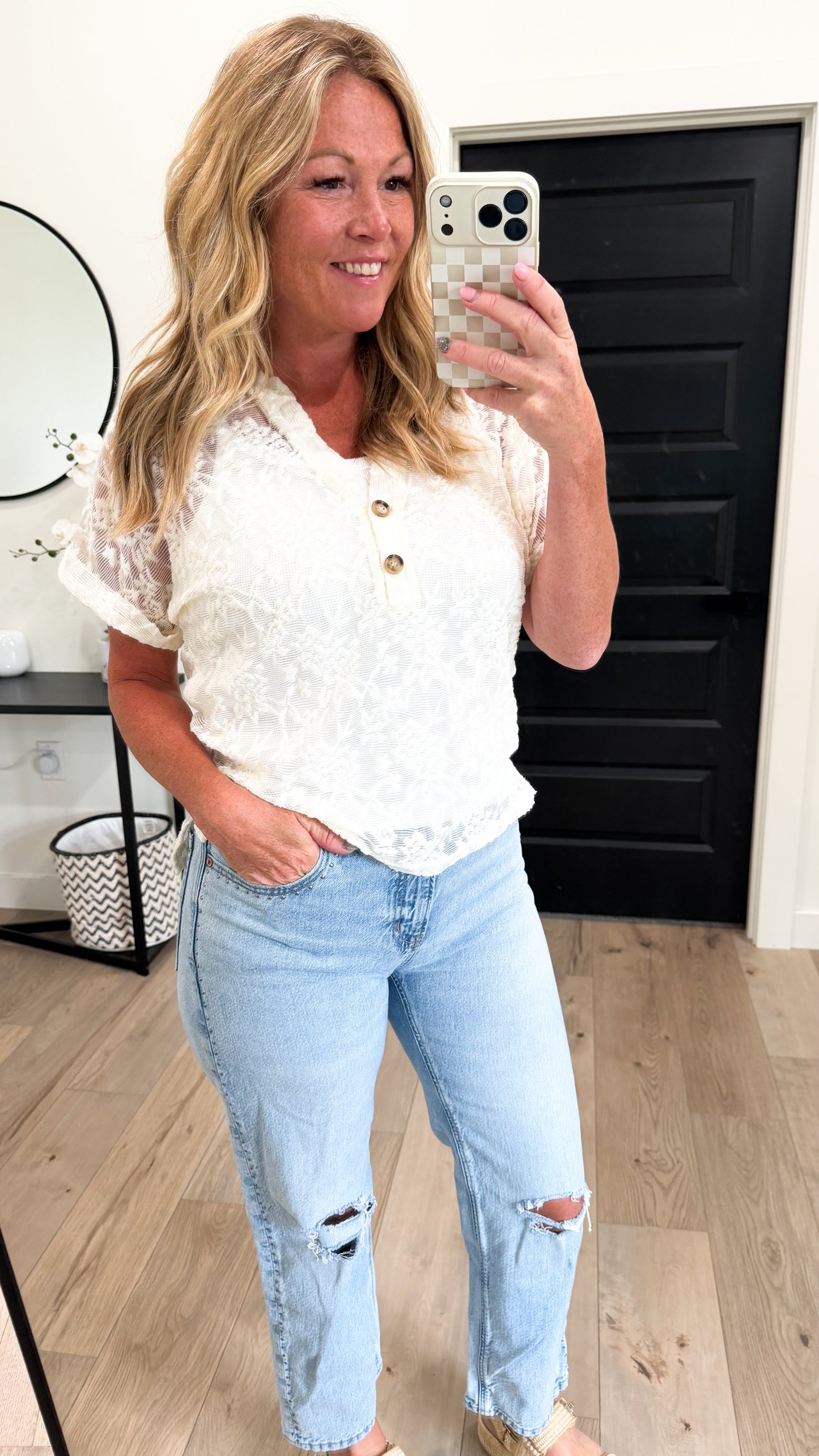 Lace Short Sleeve