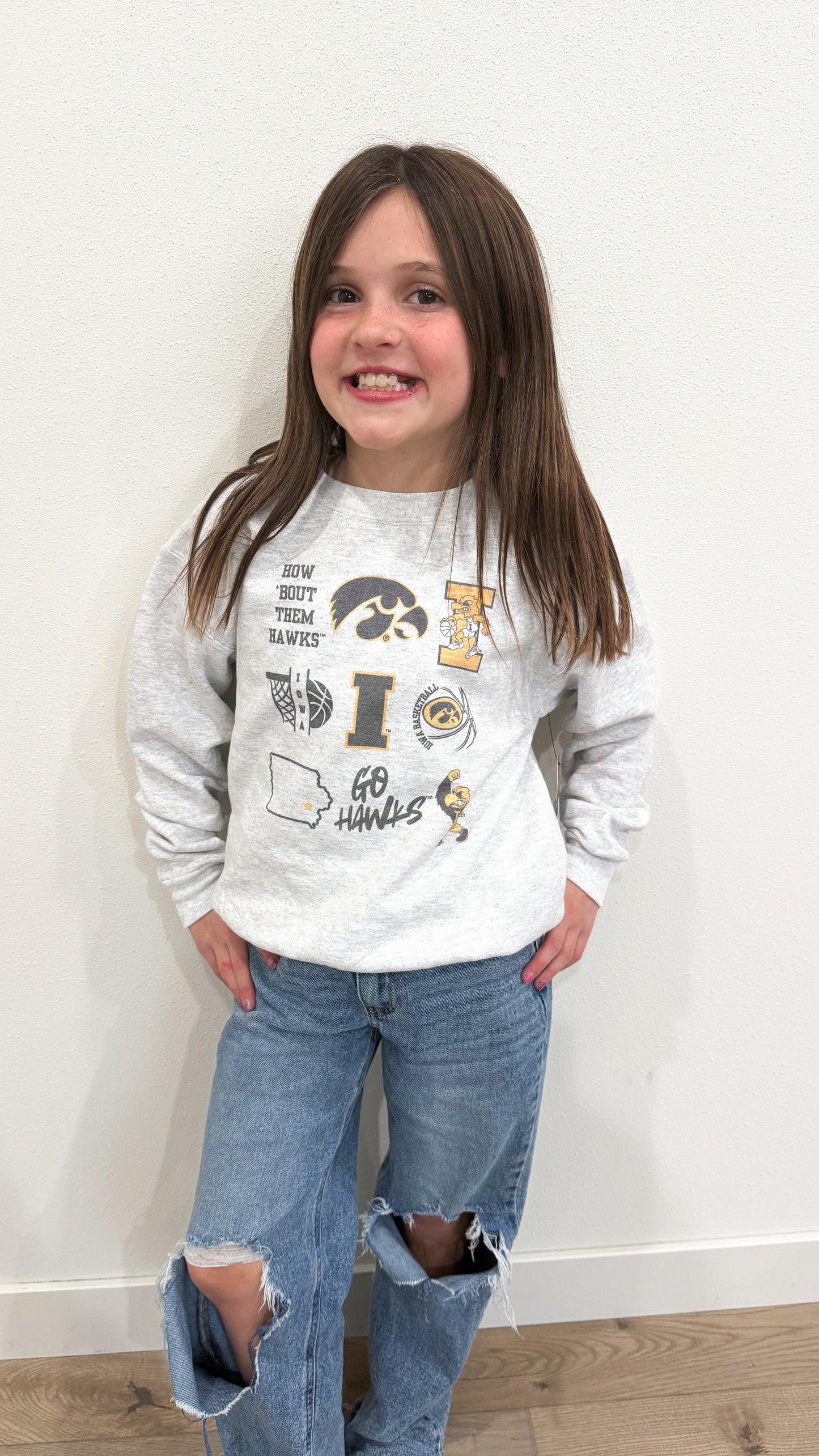 YOUTH Basketball Trendy Iowa Graphic