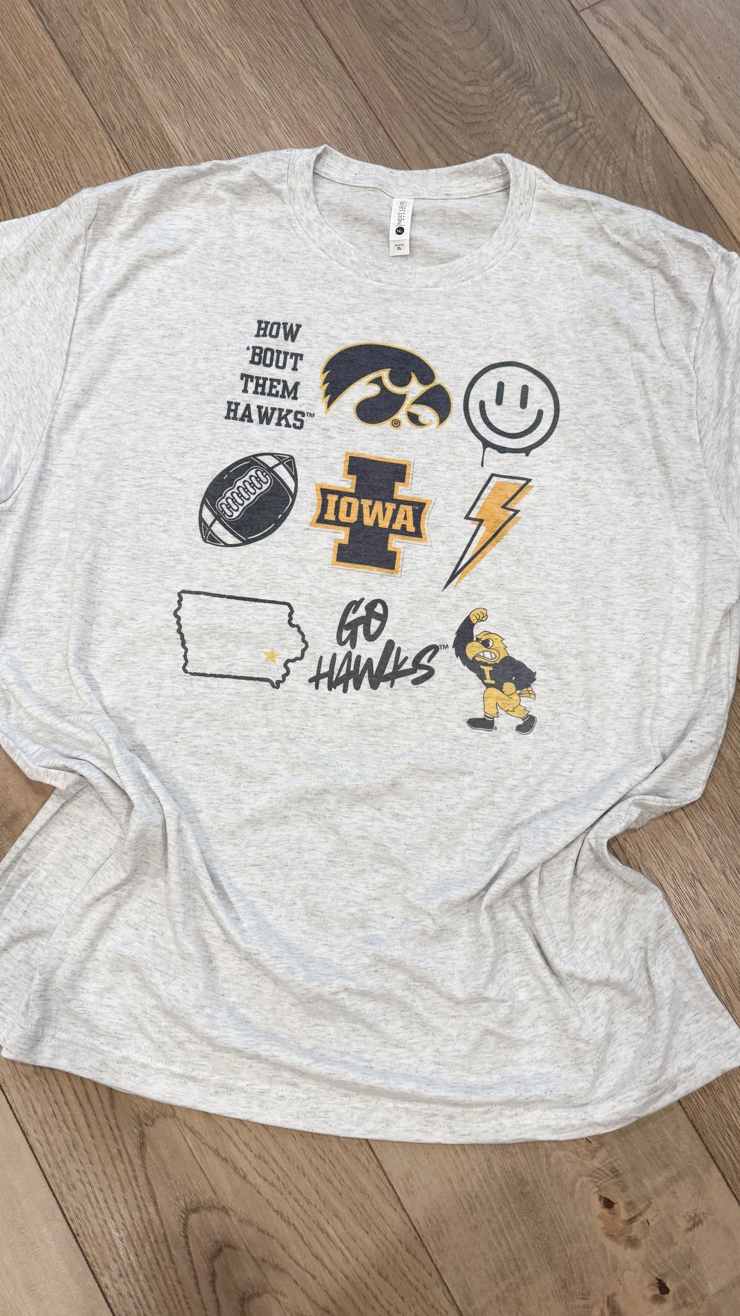 Retro Smiley Iowa Tee