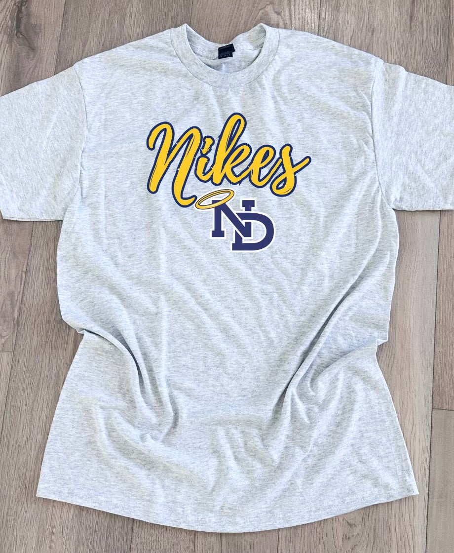 Cursive Notre Dame Nikes Graphic