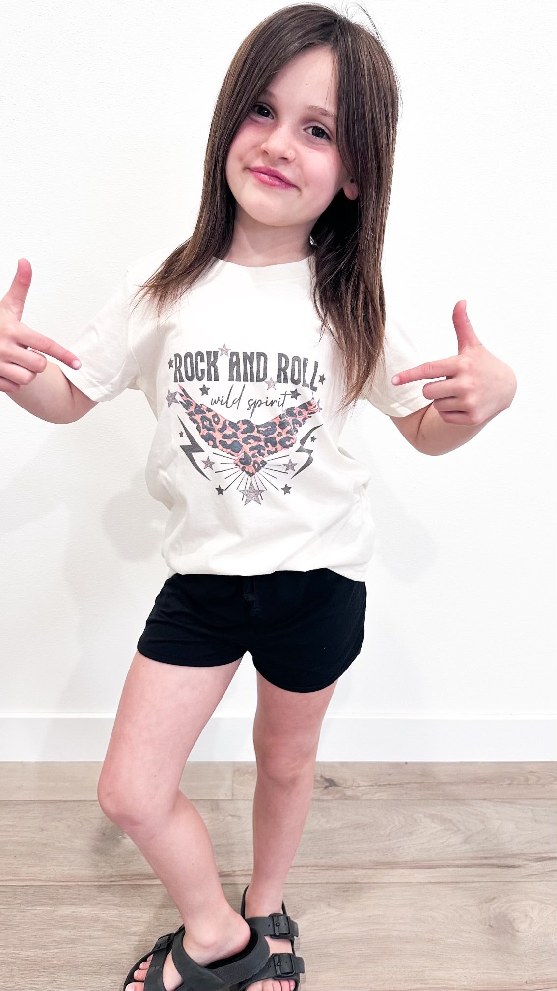 Youth Rock and Roll Leopard Graphic