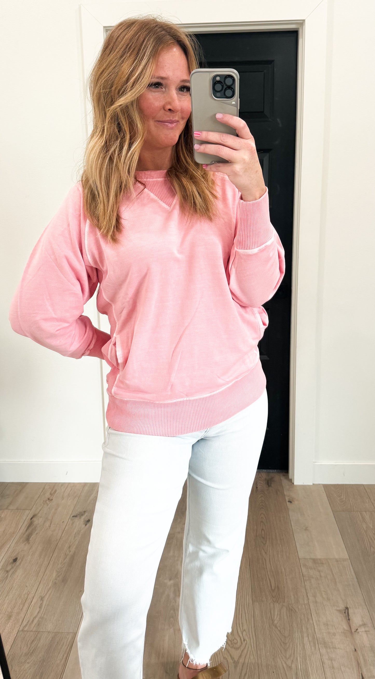 Washed Spring Pullover