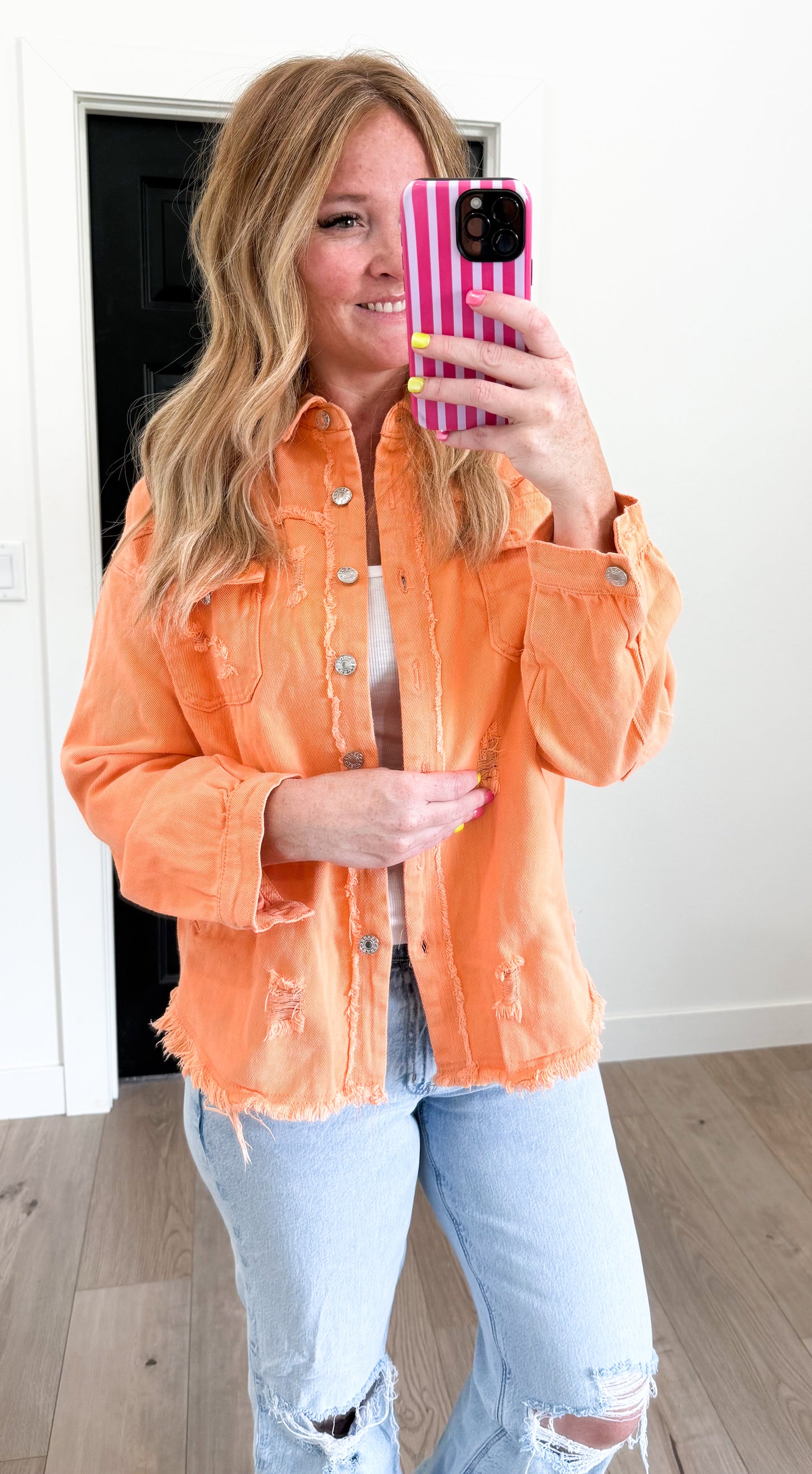 Raw Edge Spring Jacket