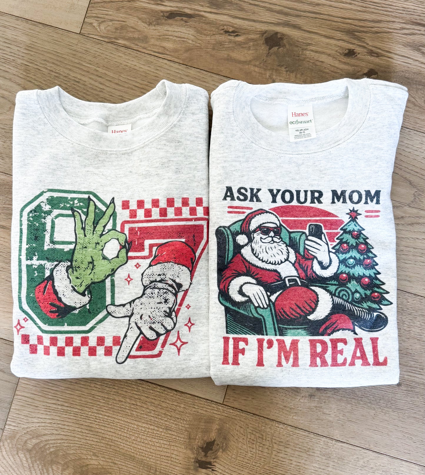 YOUTH Ask Your Mom Santa Crew