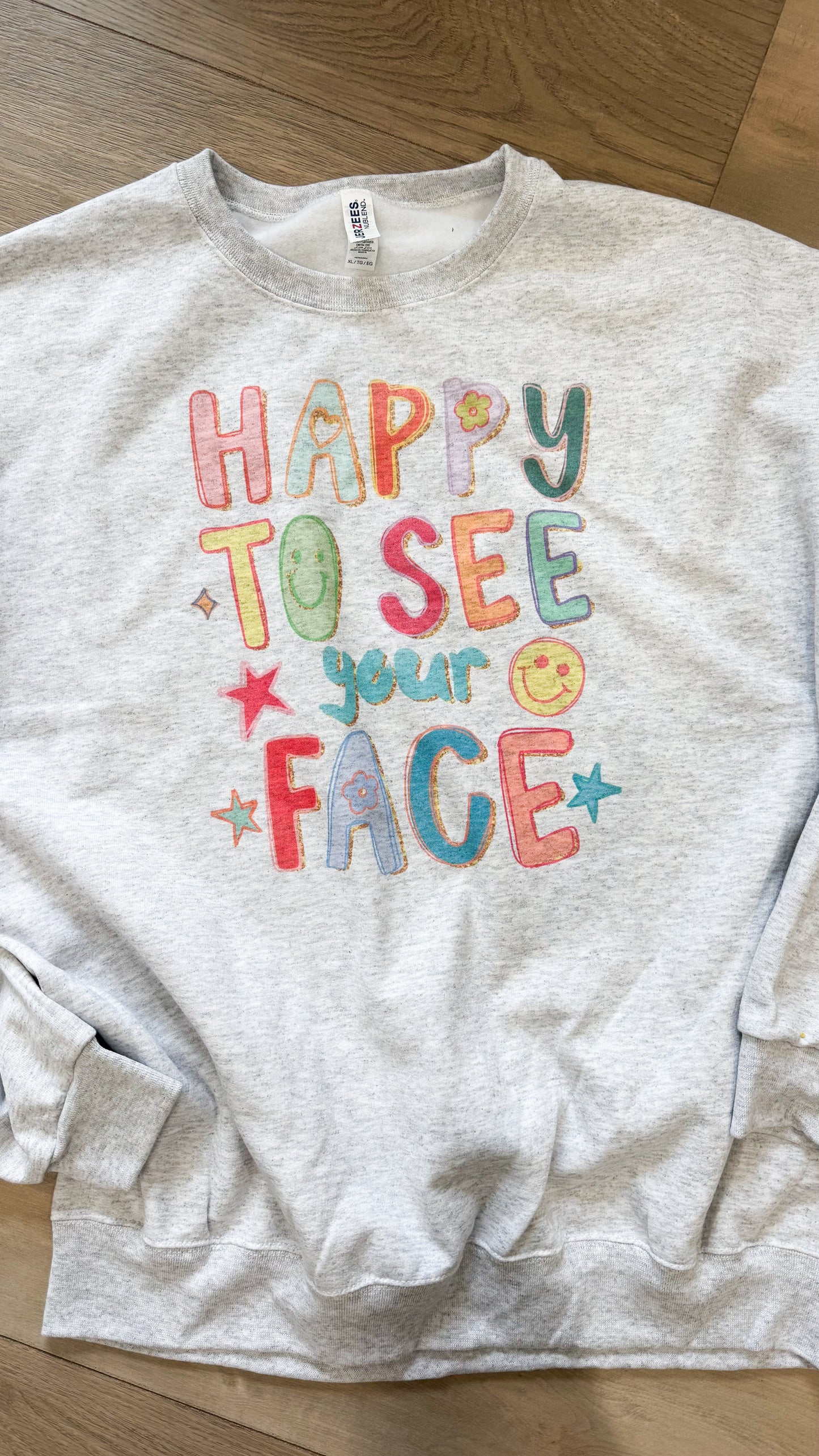 Happy To See Your Face Graphic