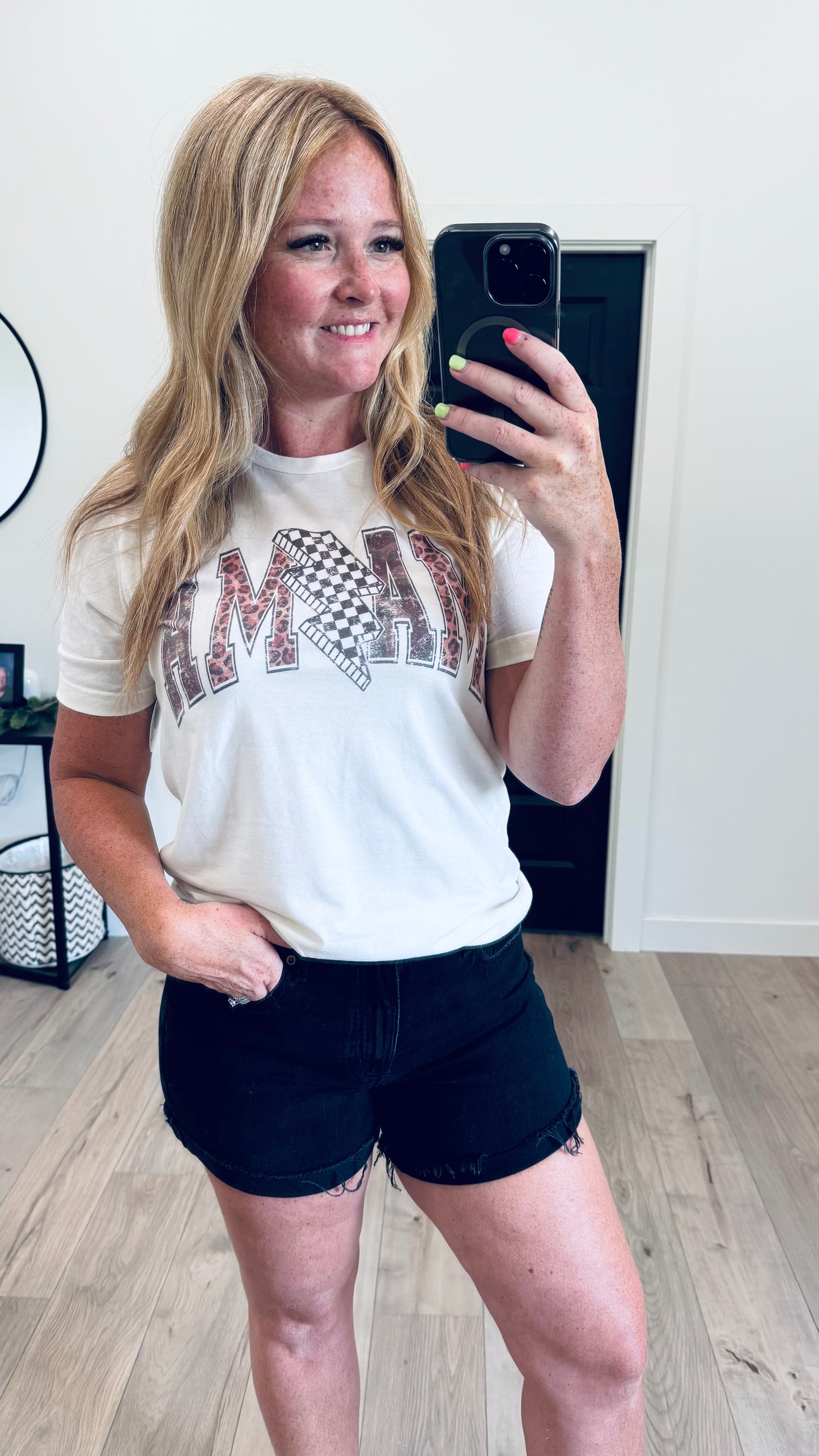 Camo Leopard Mama Graphic