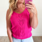 V Neck Knit Tank