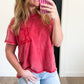 Washed Pocket Short Sleeve