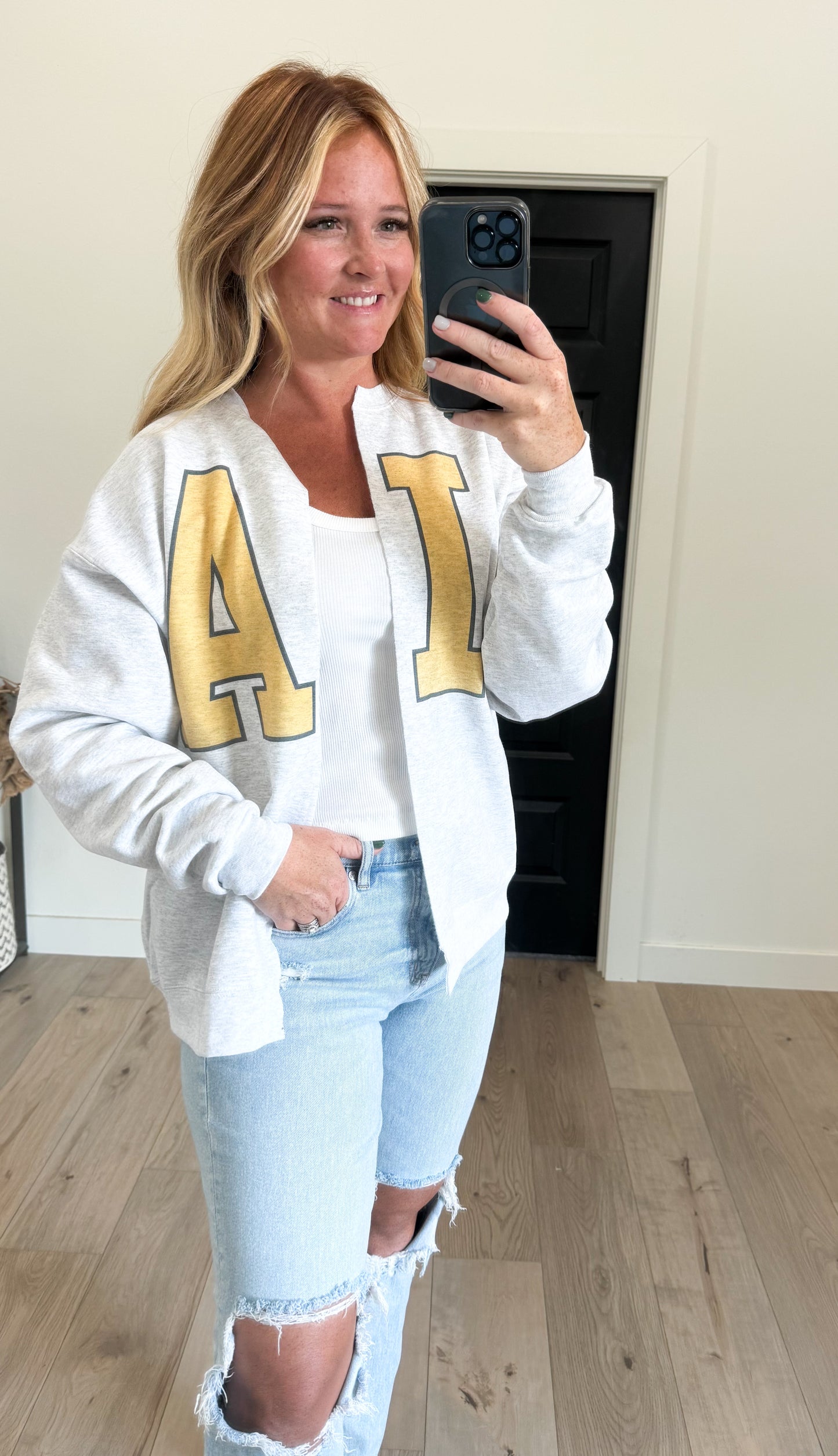 Hand Cut IA Cardigan