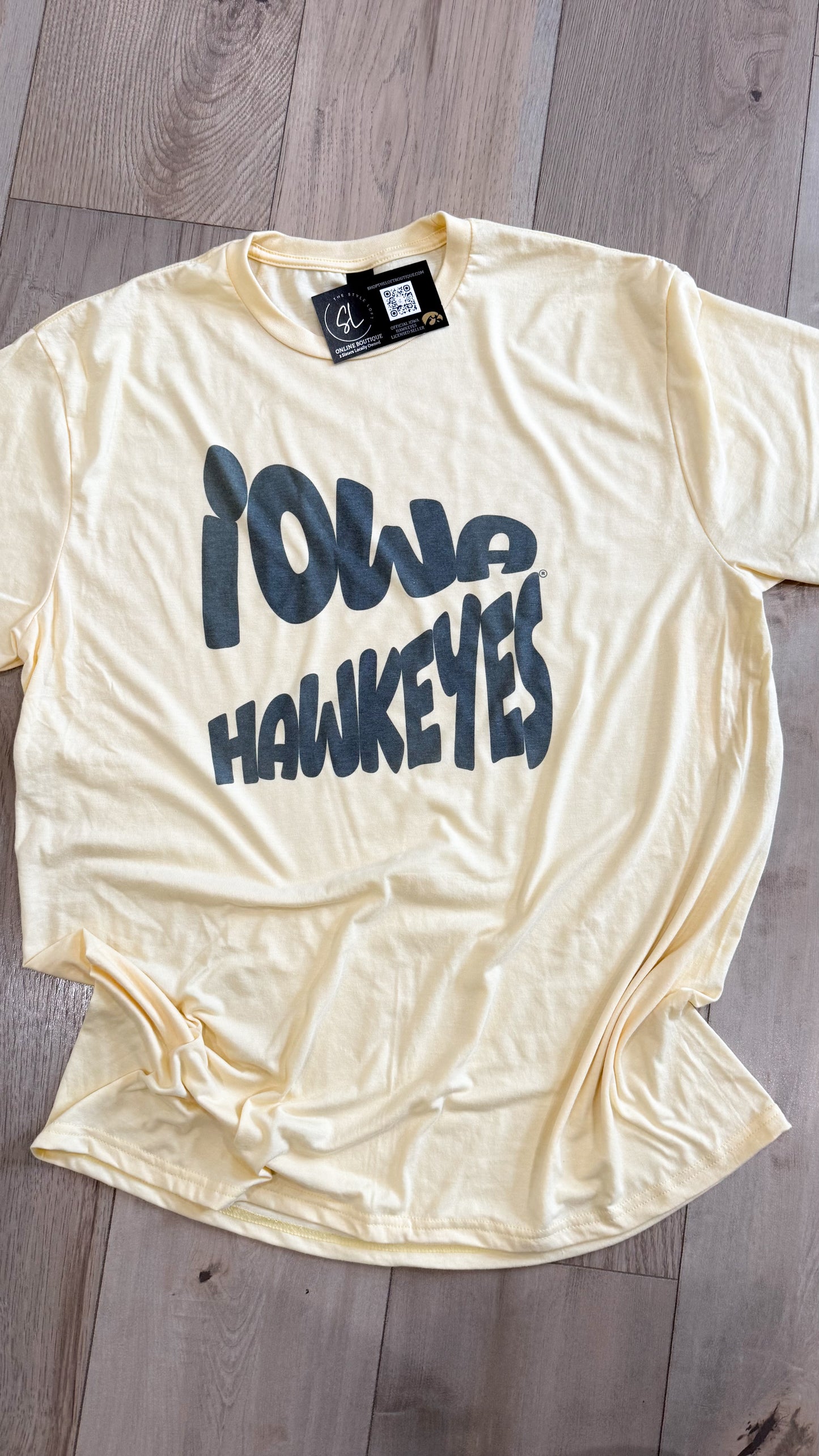 Slated Iowa Hawkeyes Graphic