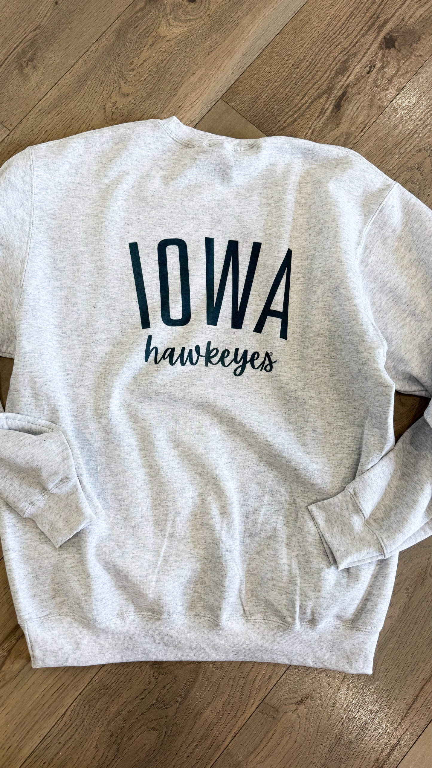 Hand Cut Front/Back Iowa Hawkeyes Cardigan