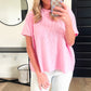 Raised Ribbed Pocket Tee