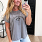 Iowa Hawkeyes Curved Boxy Tee