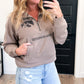 Scuba 1/2 Zip Iowa Hawkeye Pullover Crop