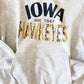 Iowa Hawkeyes Leopard Pocket Crew