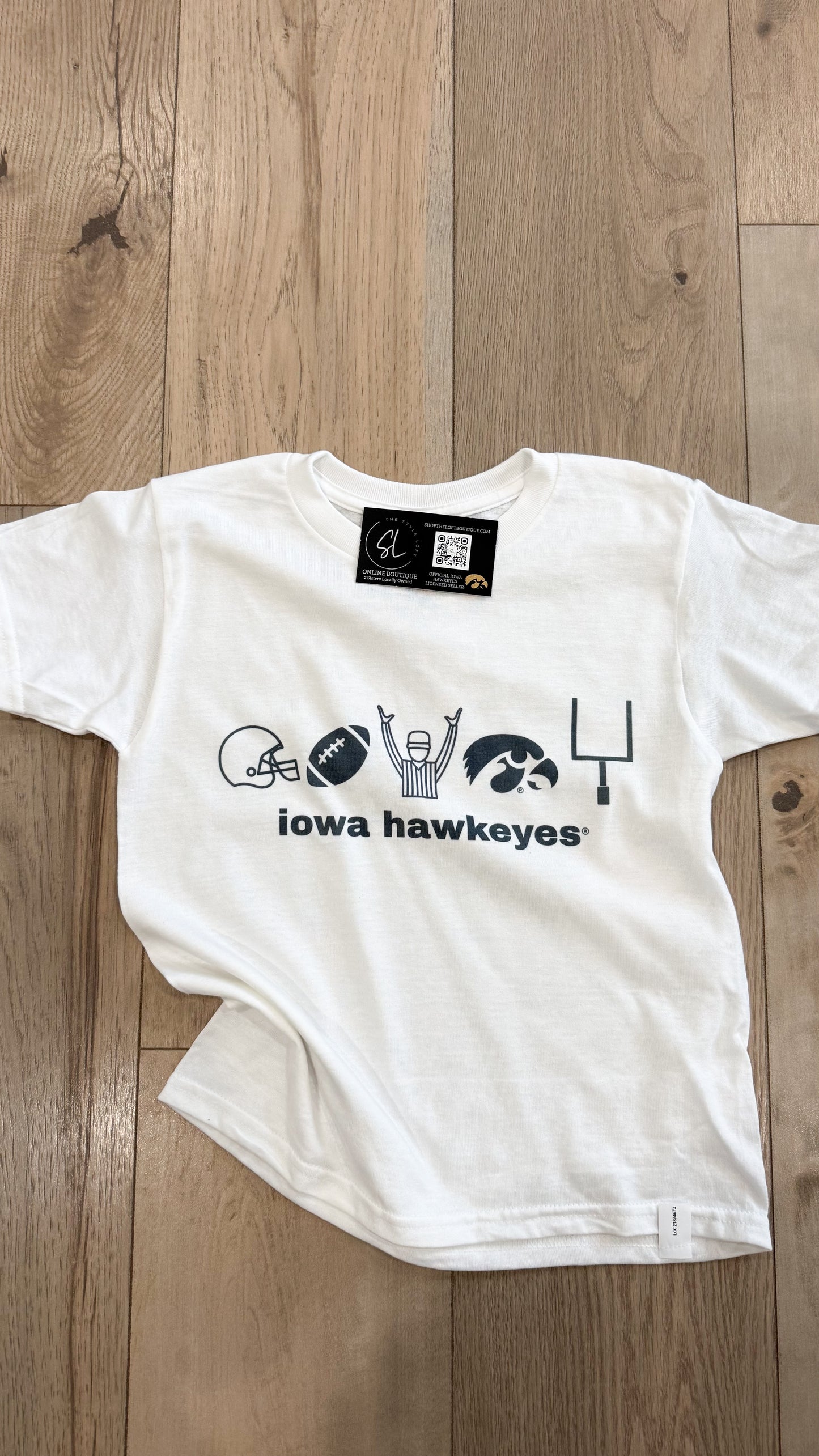 YOUTH Iowa Touchdown Graphic