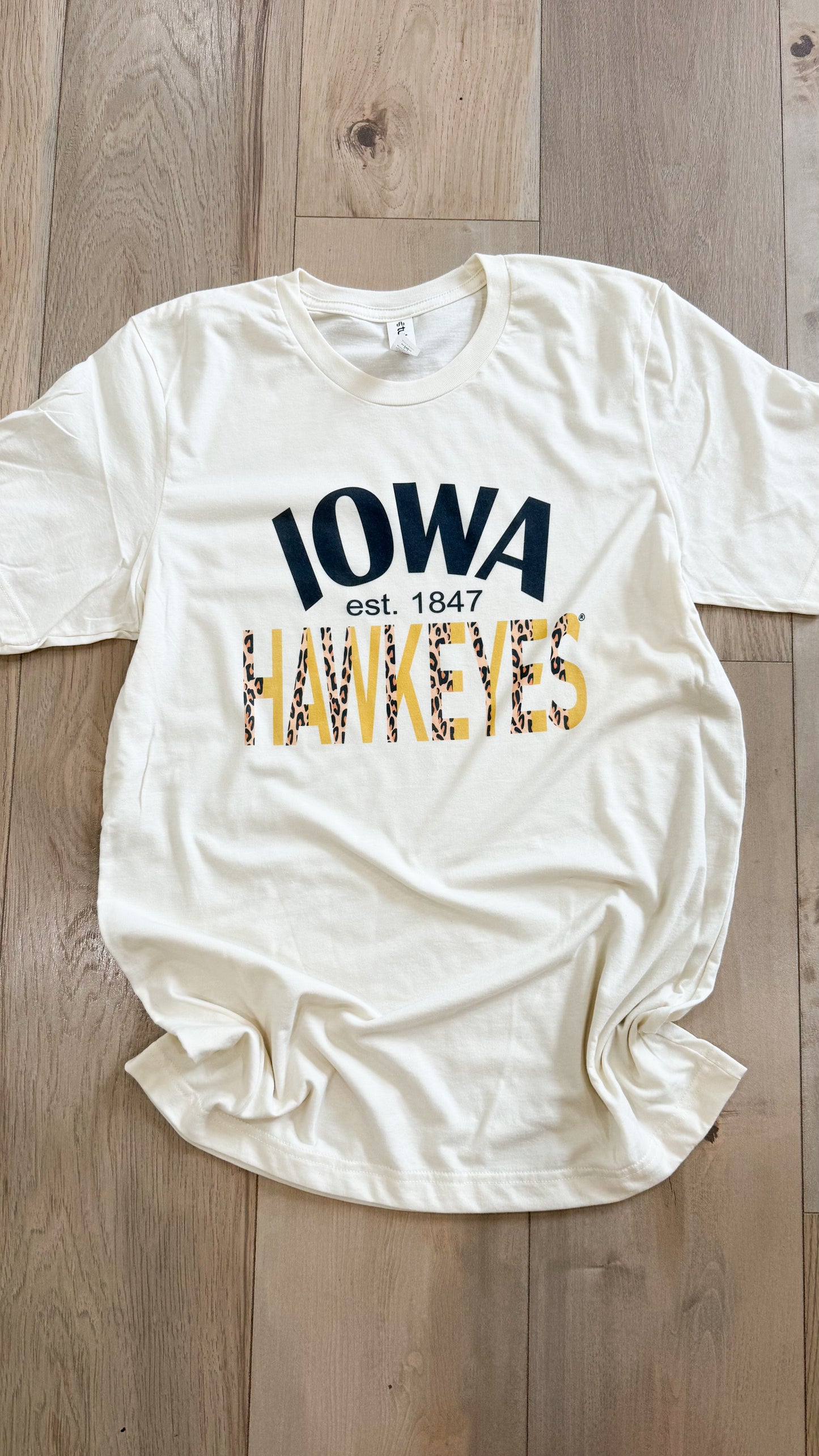Leopard Iowa Hawkeyes Tee