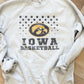 Soft Iowa Check Basketball Crew