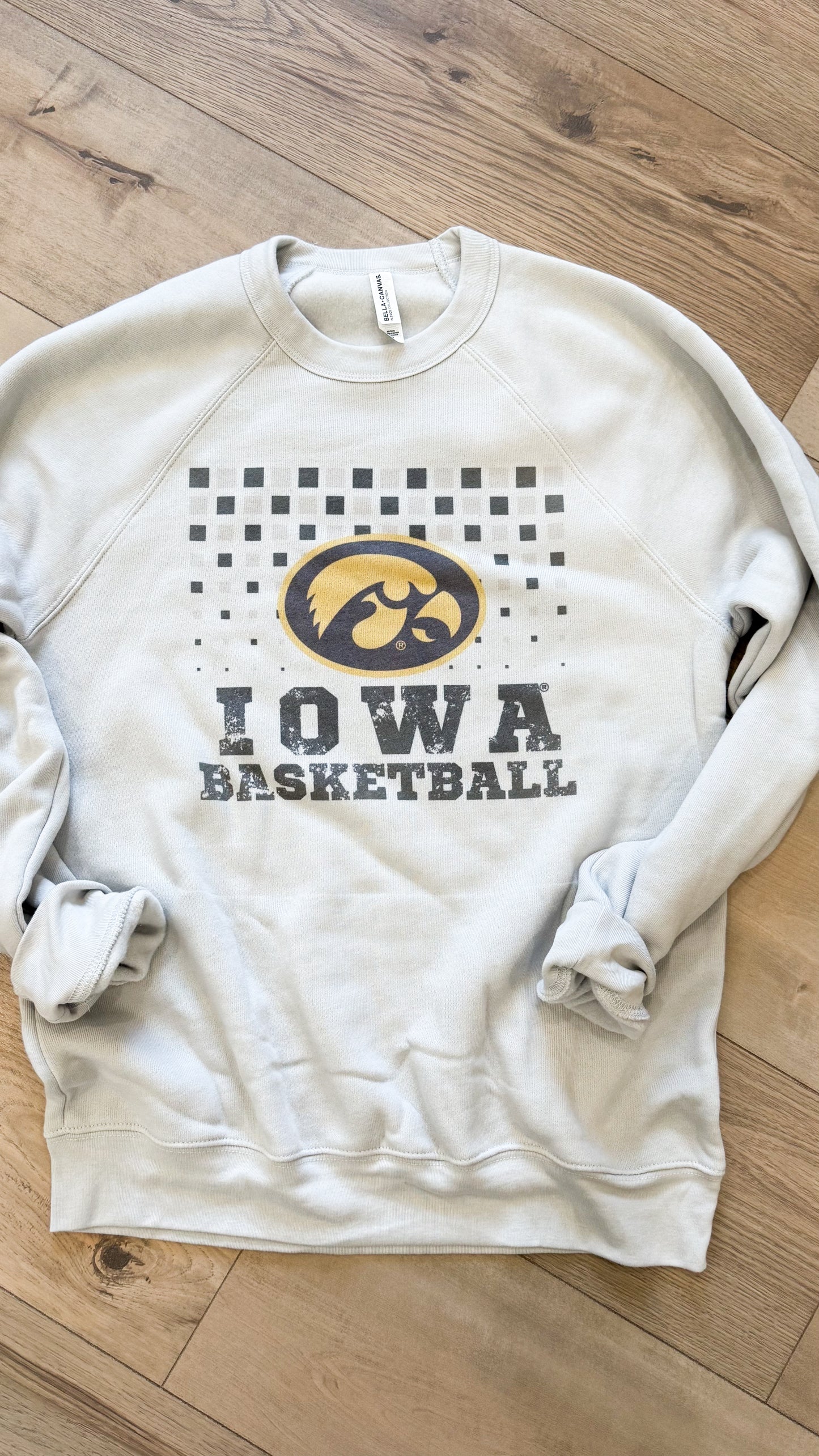 Soft Iowa Check Basketball Crew
