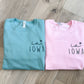 Two Print Iowa Tee/Crew