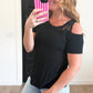 Lace Shoulder Top