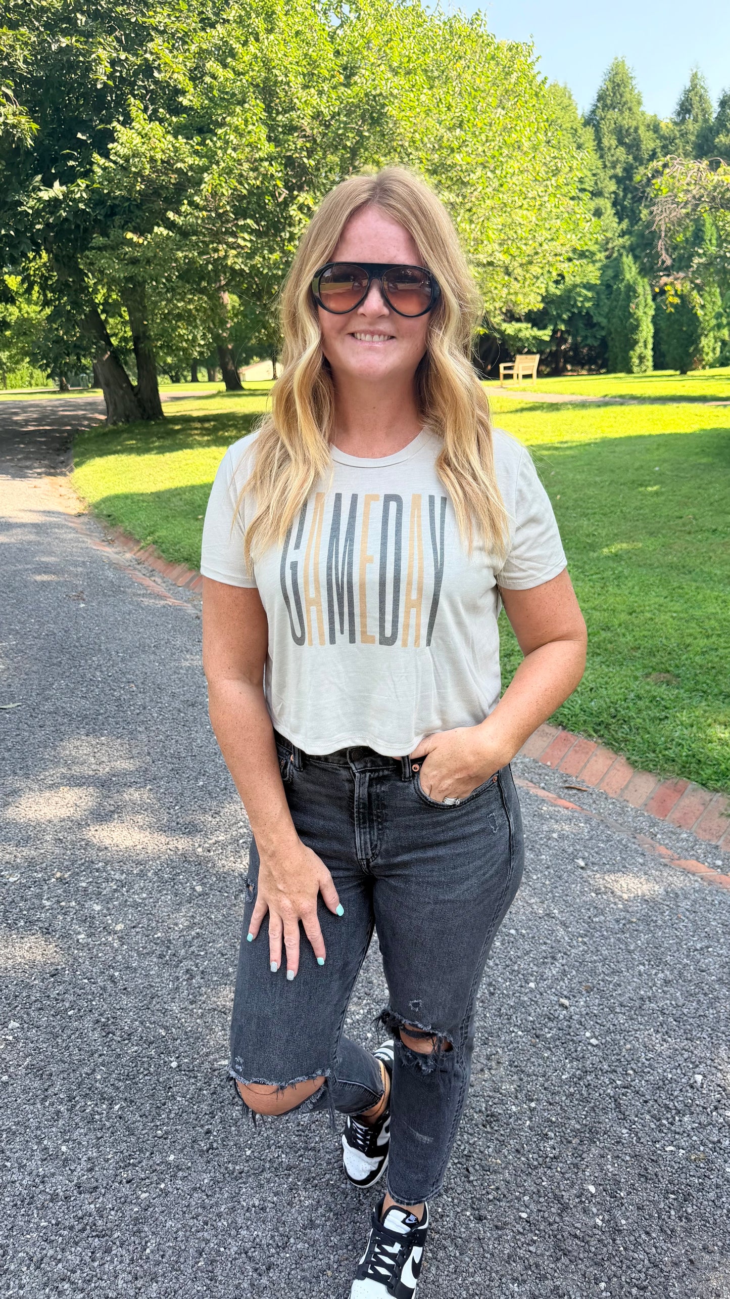 Game Day Crop Tee