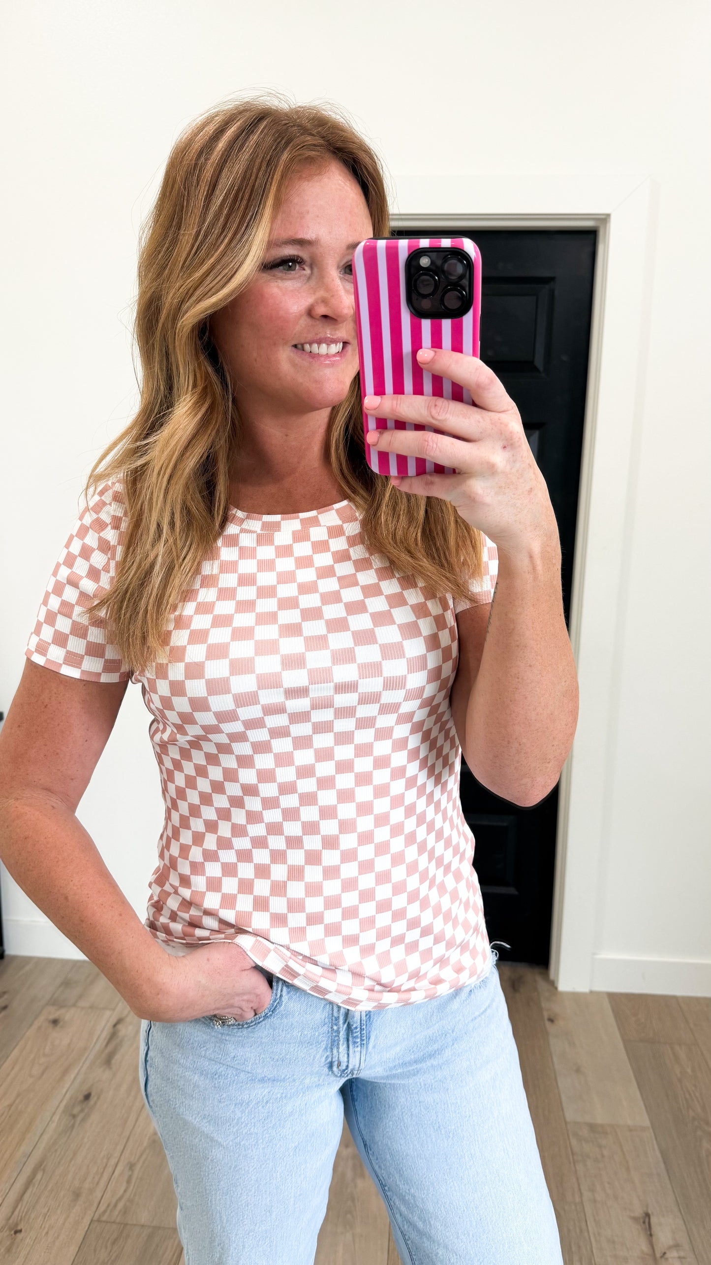 Checkered Short Sleeve