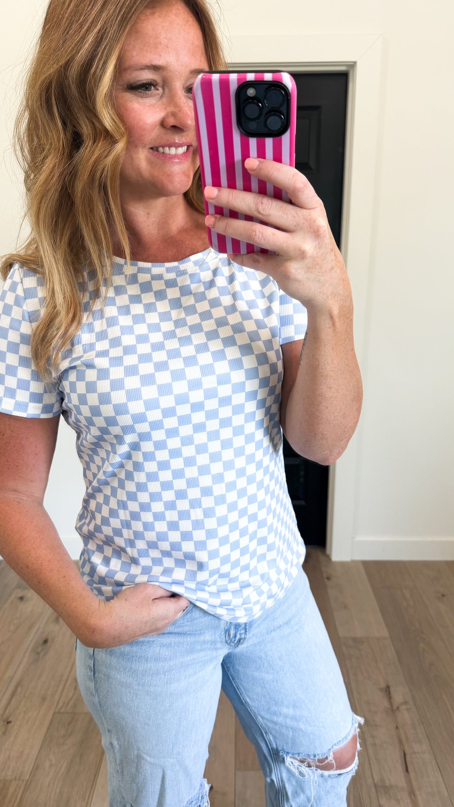 Checkered Short Sleeve