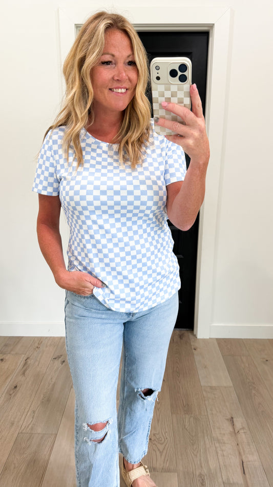 Checkered Short Sleeve