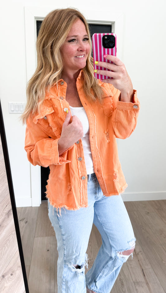 Raw Edge Spring Jacket