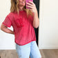 Washed Pocket Short Sleeve