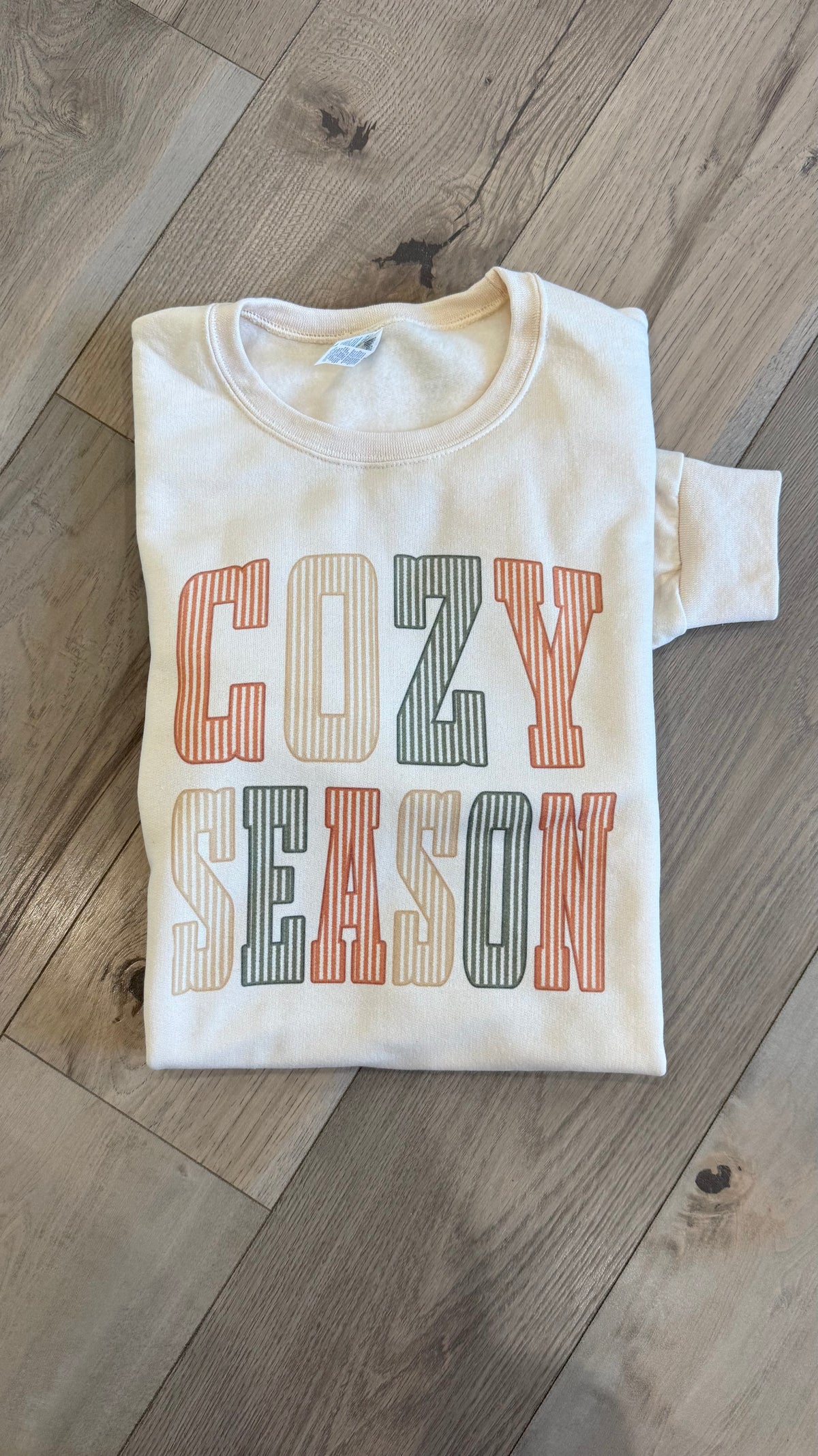 Checkered Cozy Season Crew