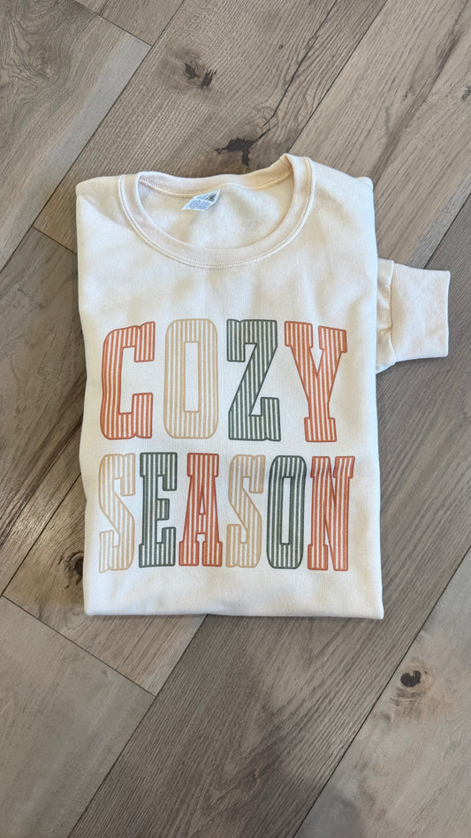 Checkered Cozy Season Crew