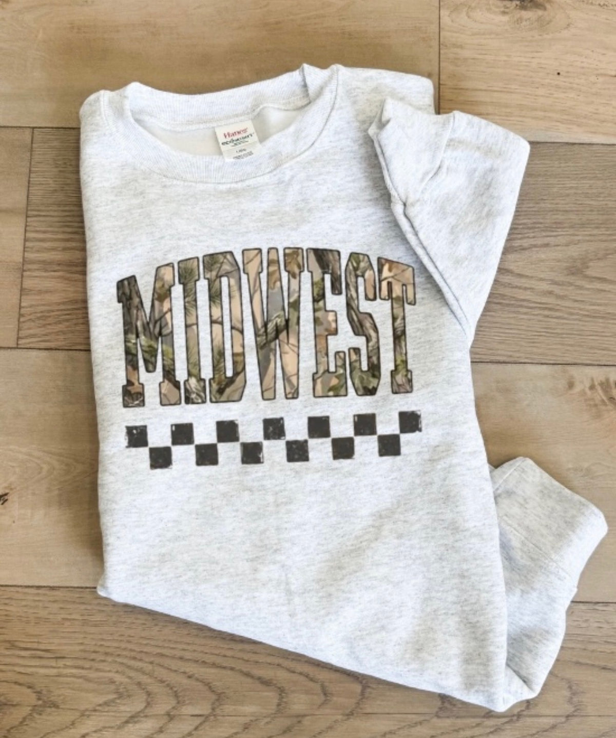 Camo Midwest Tee/Crew