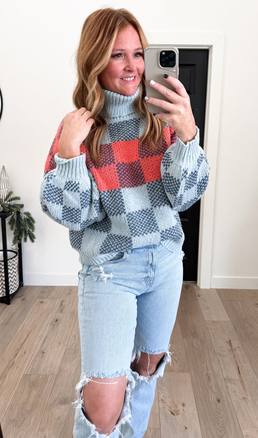 Checkered Sweater