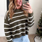 Striped Green Sweater