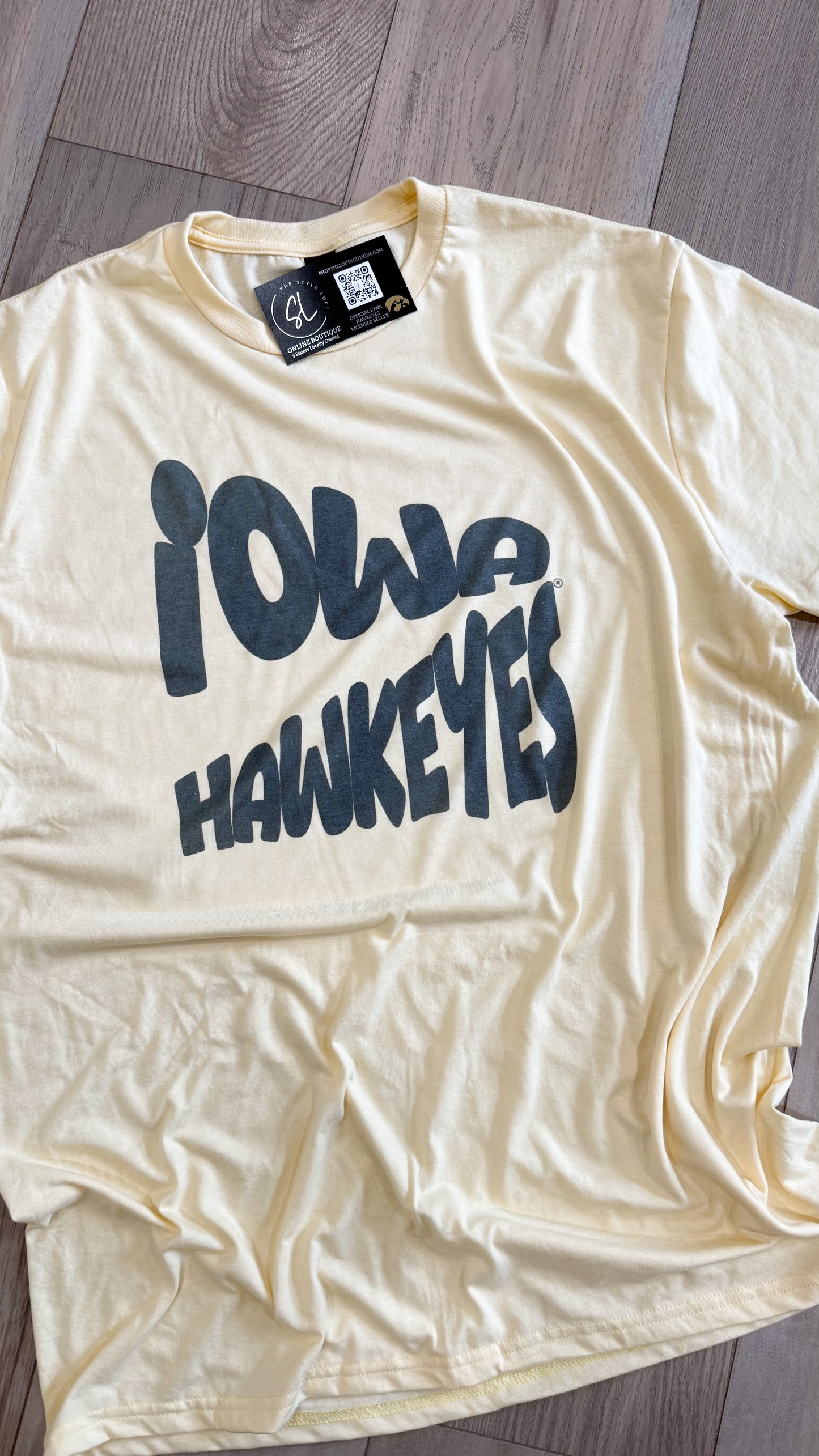 Slated Iowa Hawkeyes Graphic