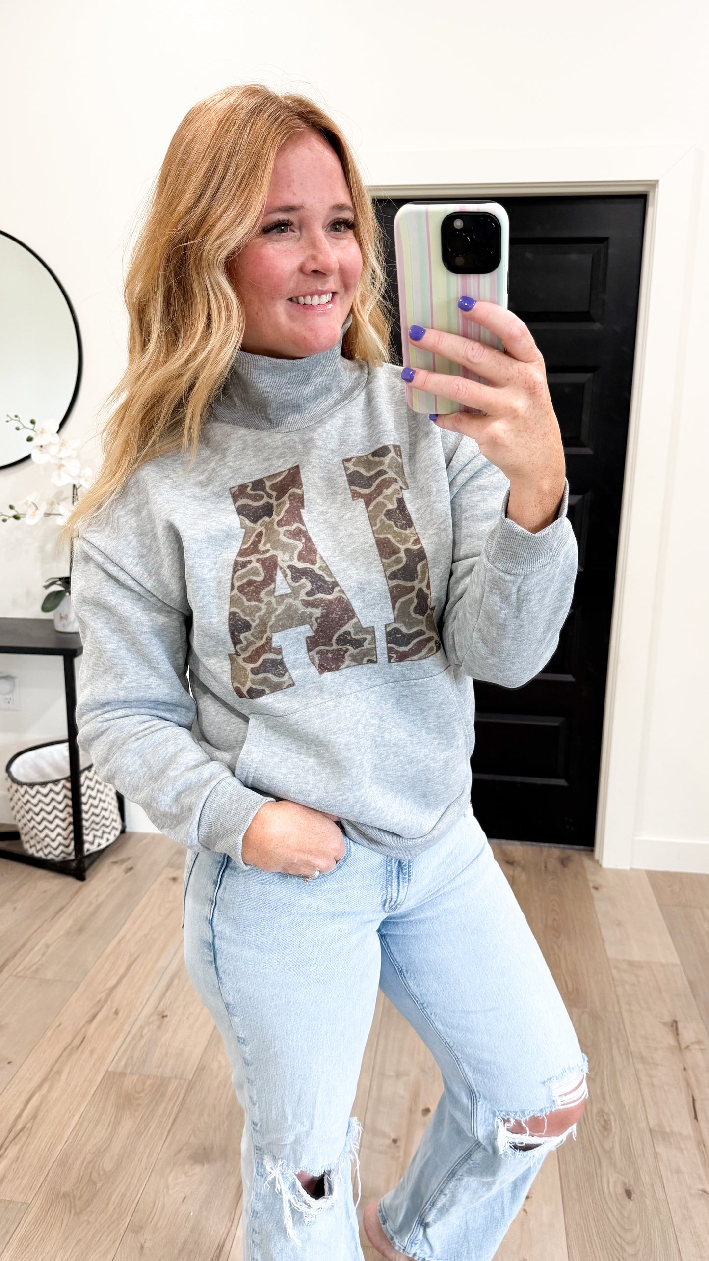Camo IA Mock Neck