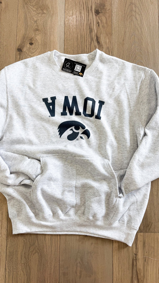 Upside Down Iowa Pocket Crew