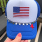 4th Trendy Flag Trucker Hat