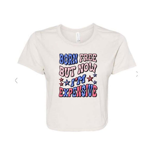 Crop Born Expensive Graphic