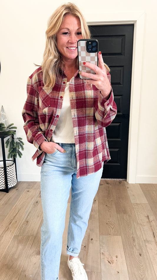 Plaid Button Down Flannel