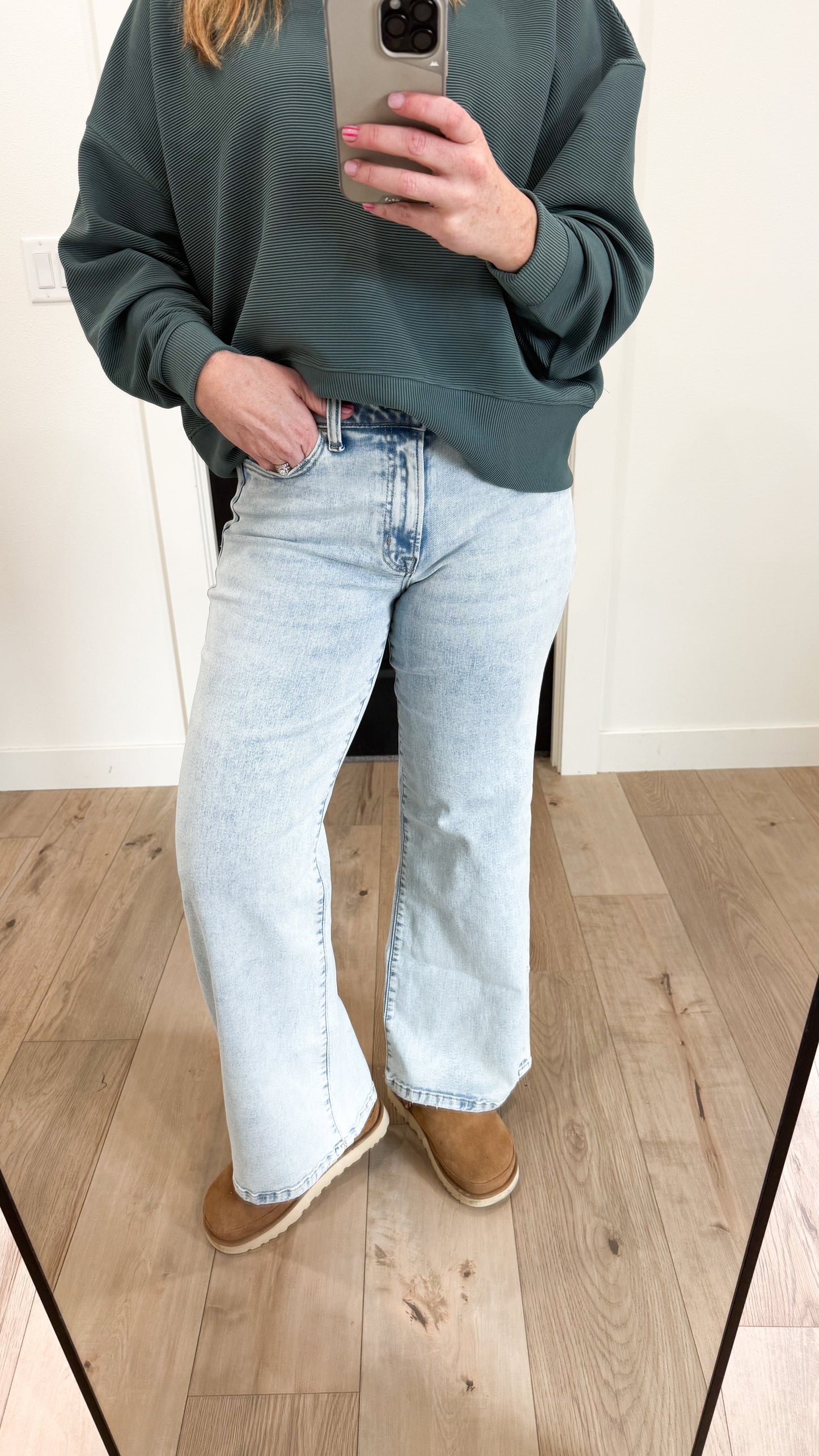 Zenana Wide Leg Denim